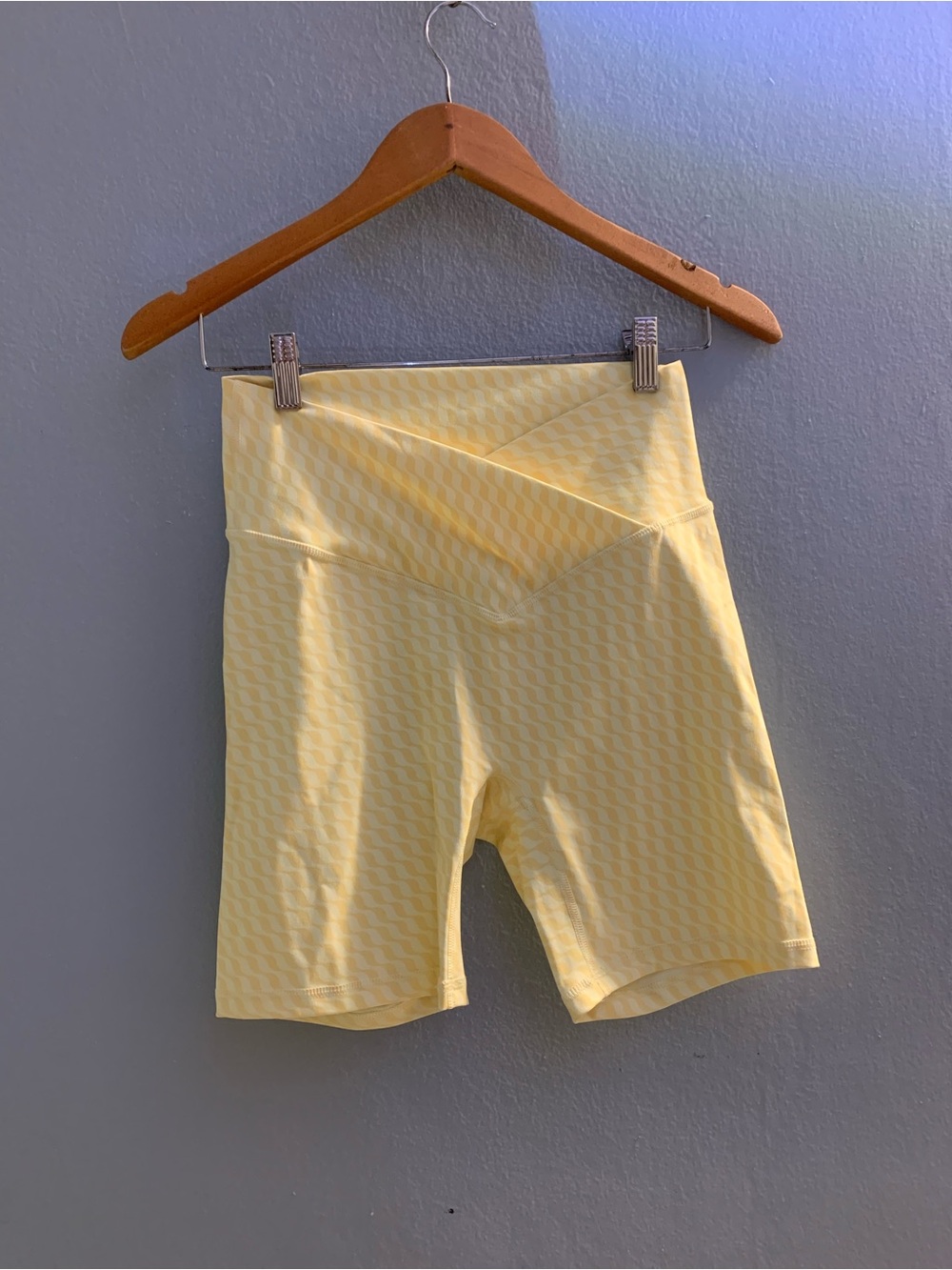 Salt And Ripple High-Waist Yellow Women’s Bike Shorts